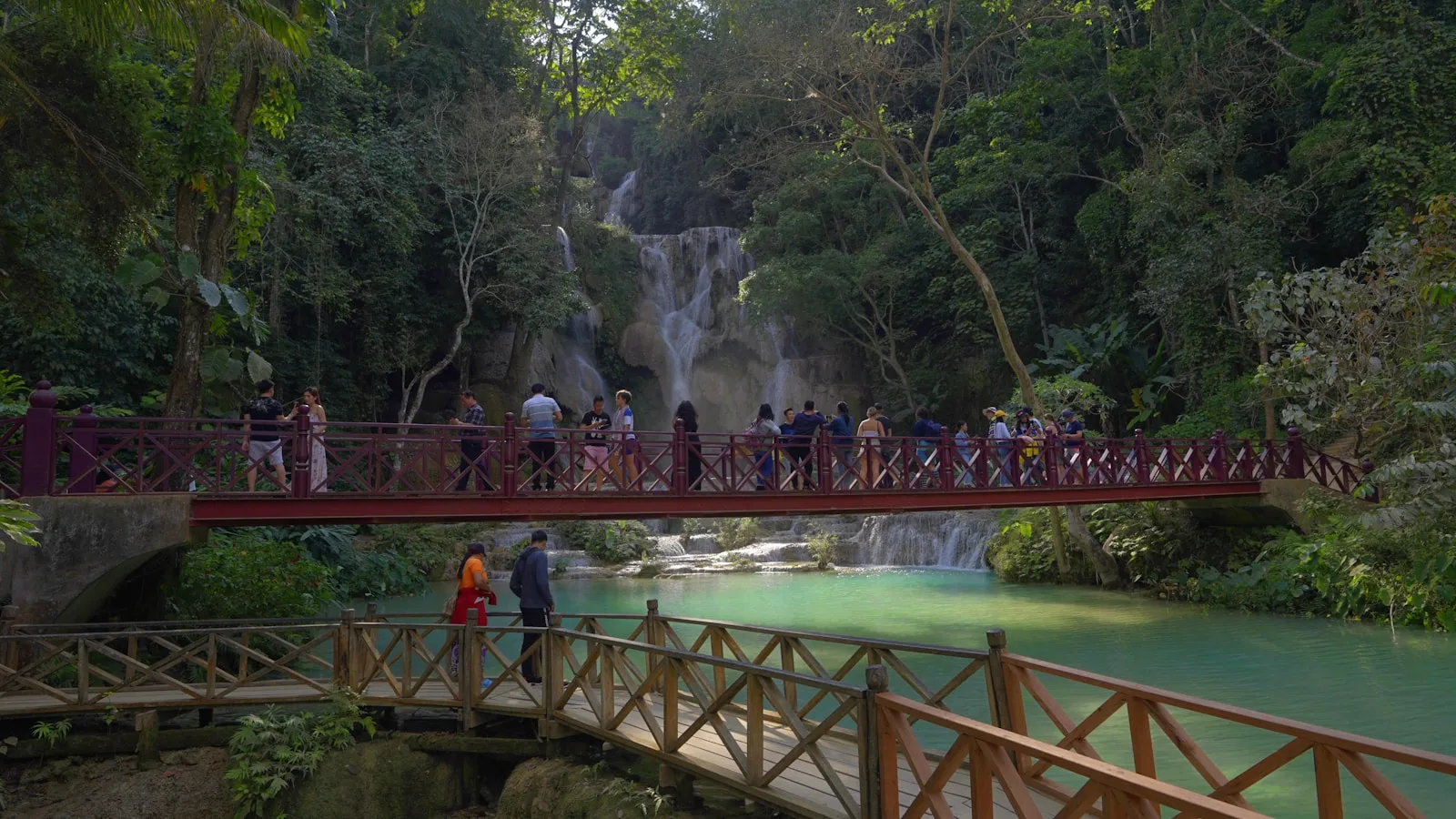 Comment visiter les cascades de Kuang Si